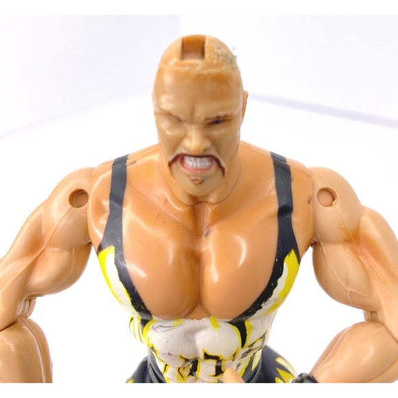 WCW Wrath Bruisers Loose Action Figure Toy Biz Adam Bomb Missing Hair WWE WWF - Picture 4 of 13